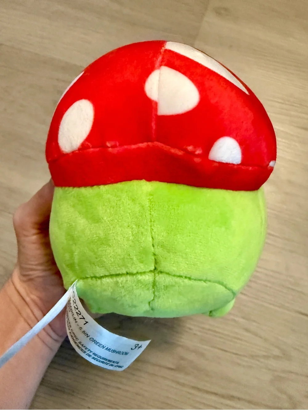 NWT Fiesta Frog Mushroom Franklin 5.5” Mushroom Frog Plush Stuffed Animal Small